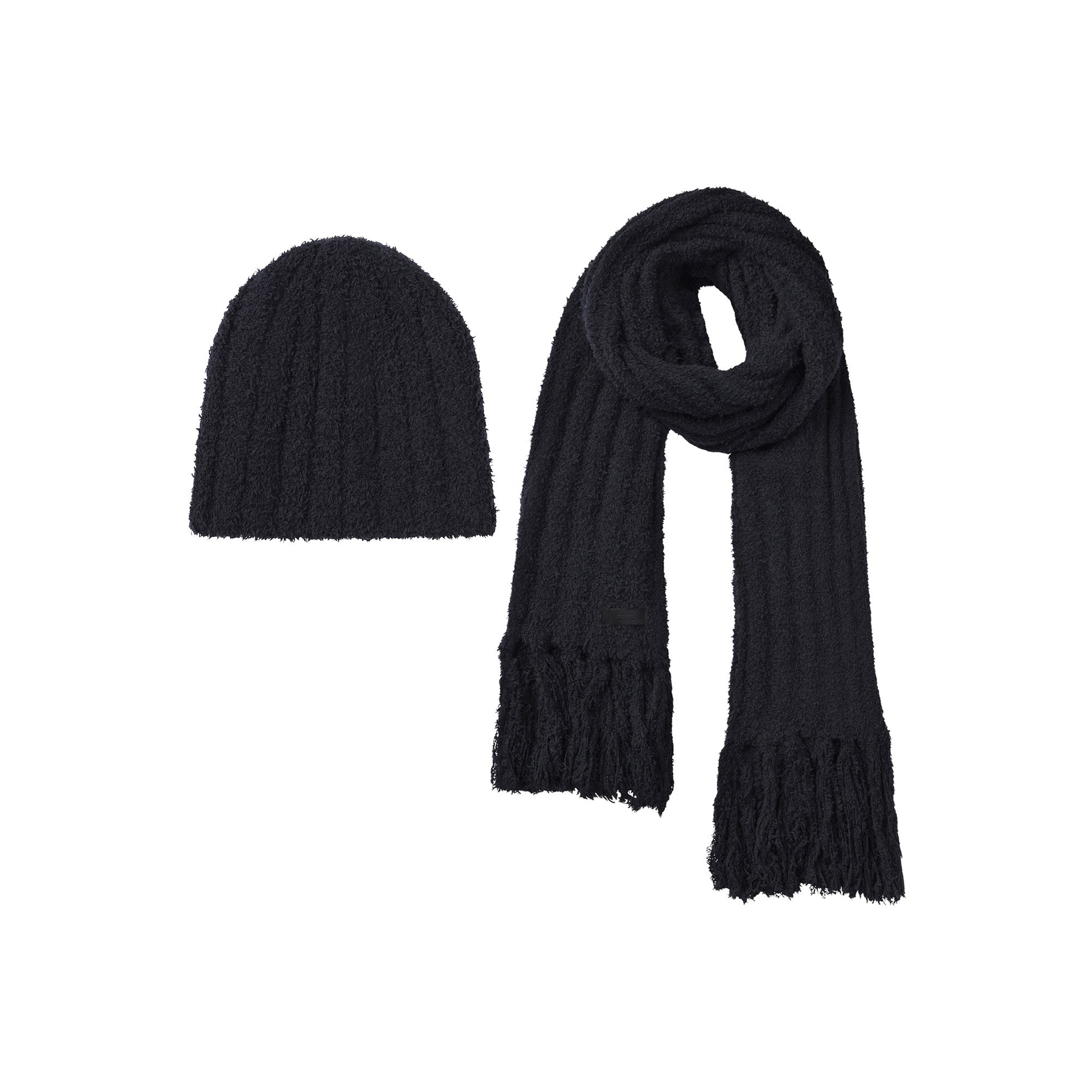 COZY KNIT MENS HAT AND SCARF PACK | ONYX