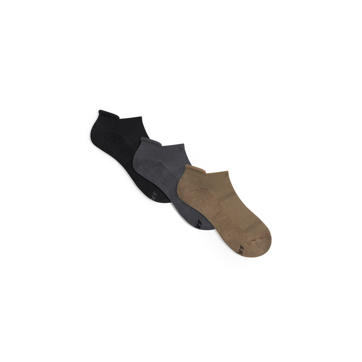 COMFORT ANKLE SOCK 3-PACK | RAVEN MULTI