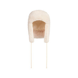 FAUX FUR TRAPPER HAT | EGRET
