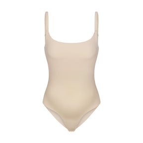 FITS EVERYBODY MATERNITY BRIEF BODYSUIT | SAND