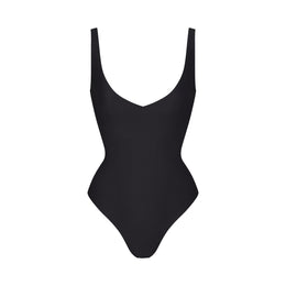 Skims Body Unlined Plunge Thong Bodysuit