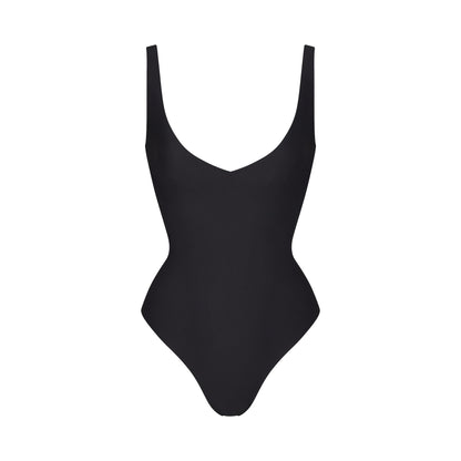 Skims Body Unlined Plunge Thong Bodysuit