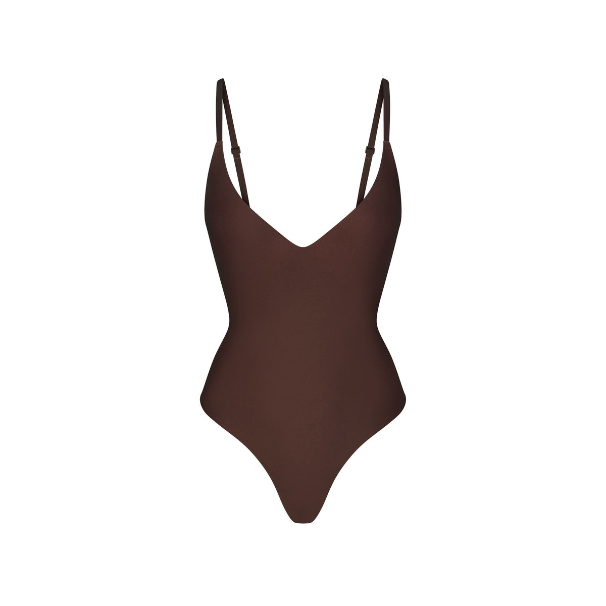 SKIMS BODY PUSH-UP THONG BODYSUIT | COCOA