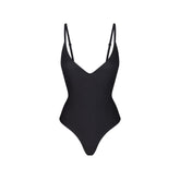SKIMS BODY PUSH-UP THONG BODYSUIT | ONYX