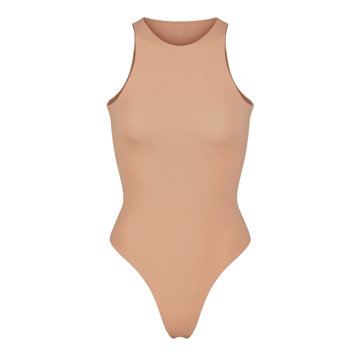 FITS EVERYBODY HIGH NECK BODYSUIT | OCHRE