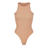 FITS EVERYBODY HIGH NECK BODYSUIT | OCHRE