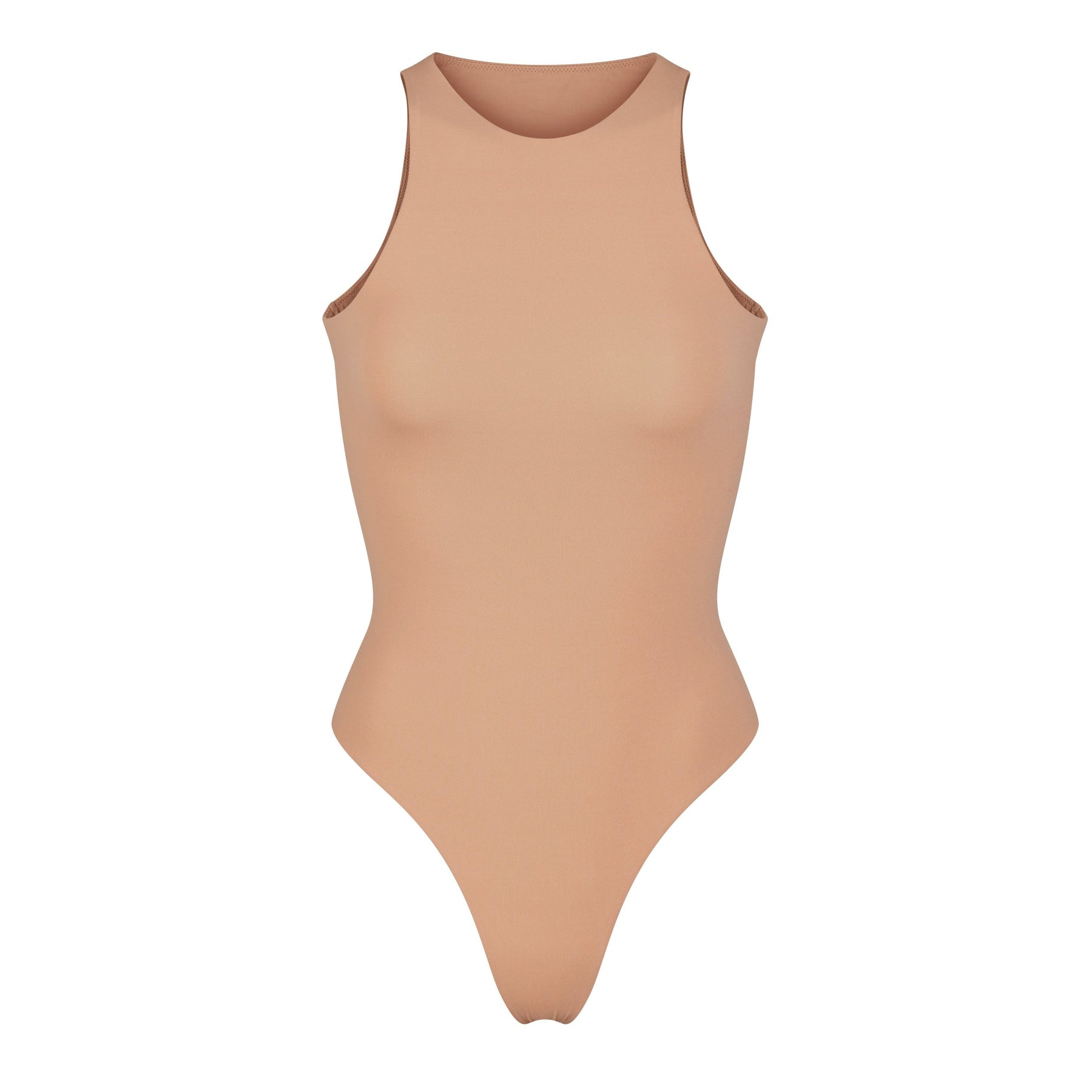 FITS EVERYBODY HIGH NECK BODYSUIT | OCHRE