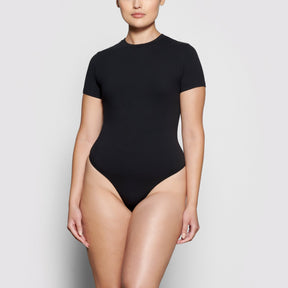 COTTON JERSEY T-SHIRT BODYSUIT | SOOT