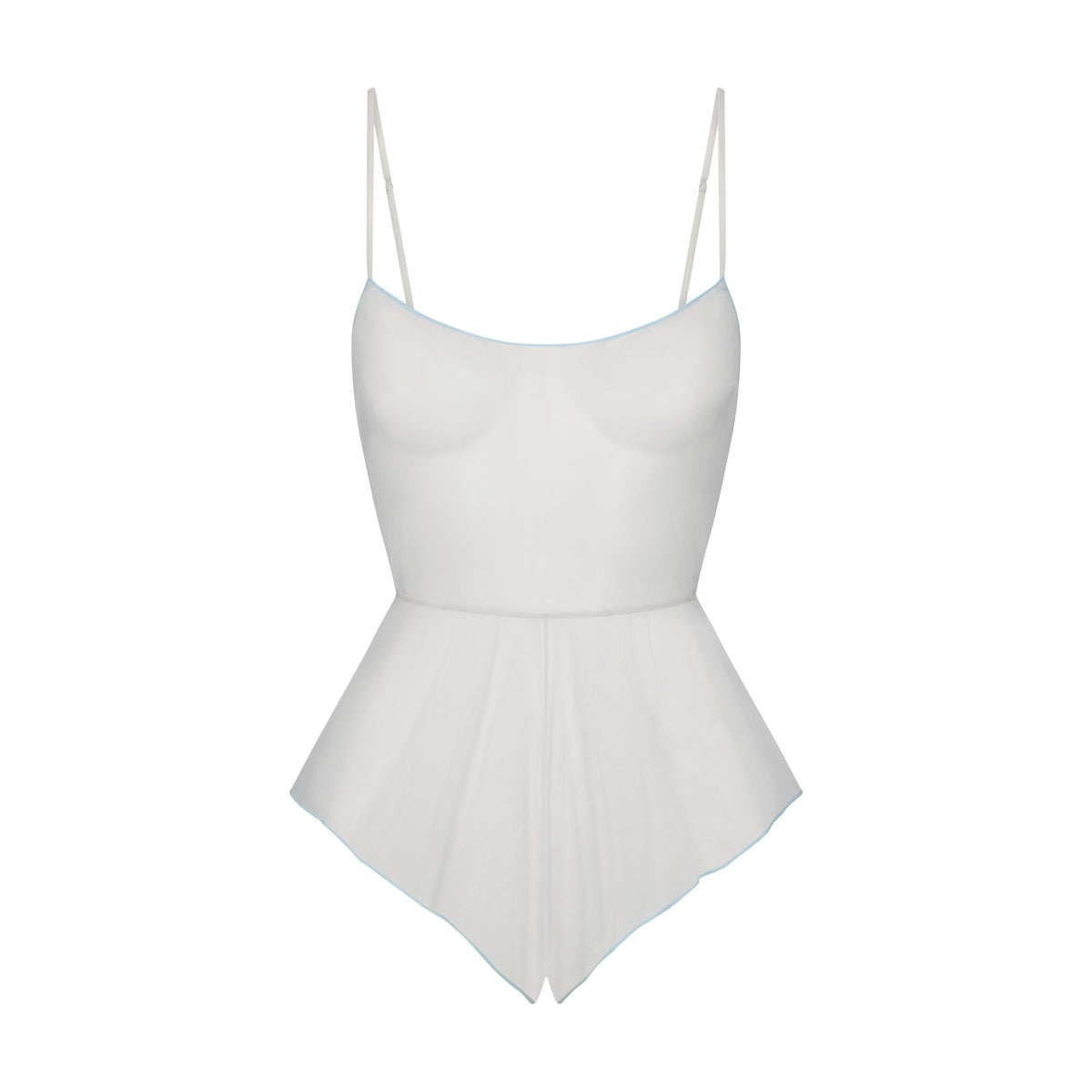TULLE TEDDY | PLATINUM CONTRAST