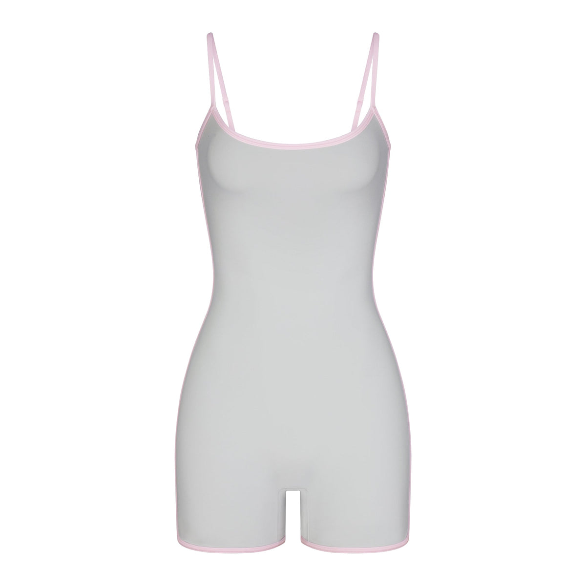 FITS EVERYBODY CONTRAST TRIM ONESIE | PLATINUM