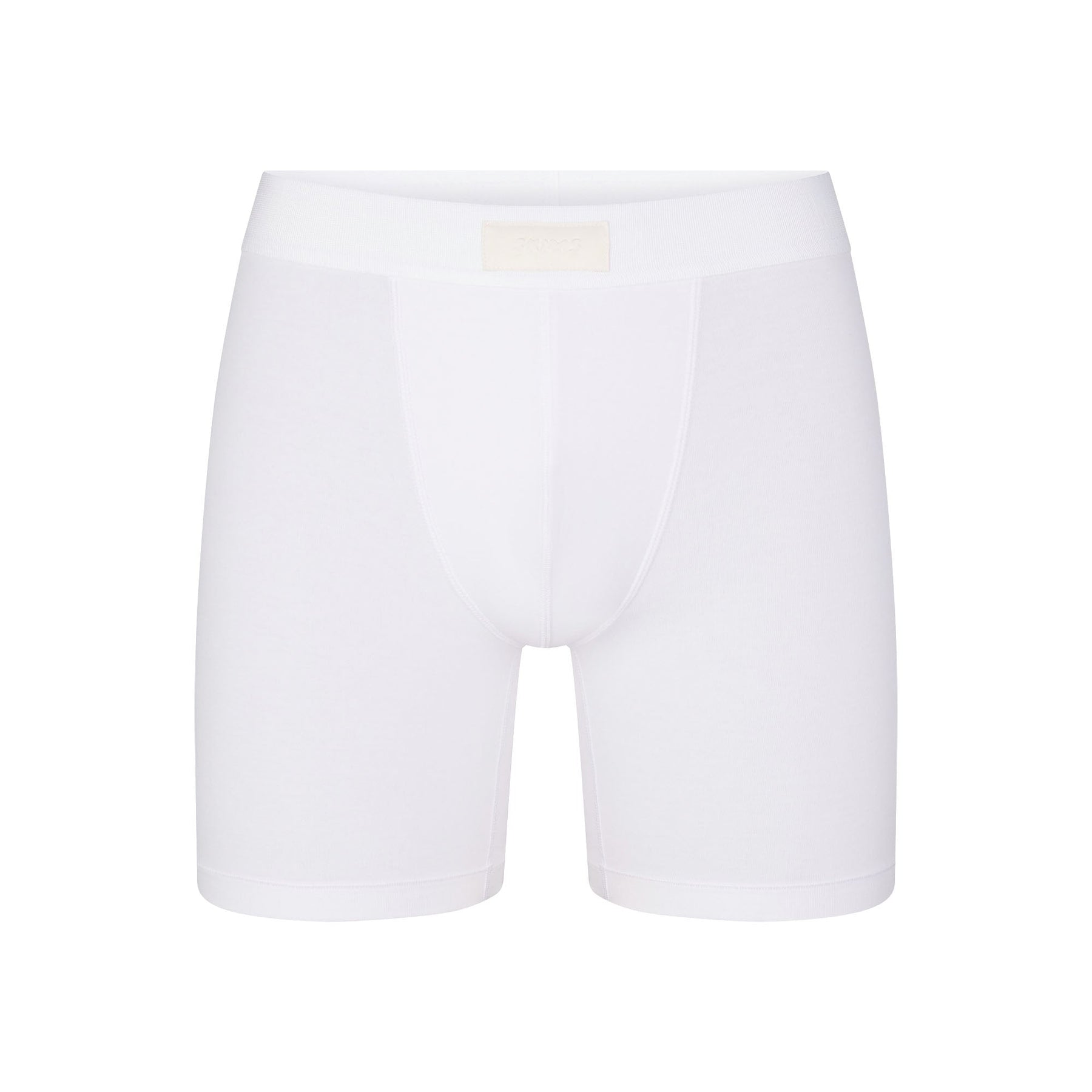 SKIMS COTTON MENS 5" BOXER BRIEF 3-PACK | CHALK
