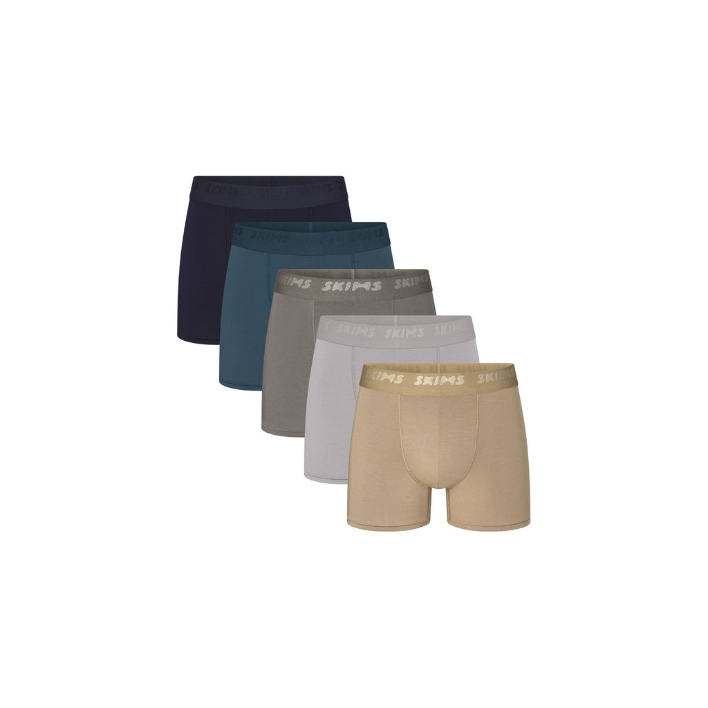 SKIMS STRETCH MENS 3" BOXER BRIEF 5-PACK | DESERT INDIGO MULTI