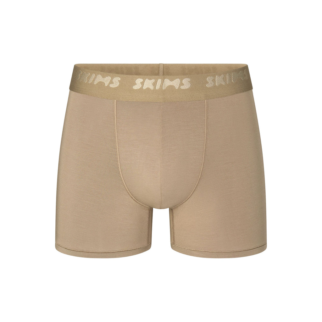 SKIMS STRETCH MENS 3" BOXER BRIEF | DESERT