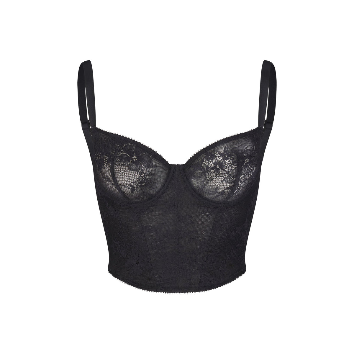 ULTRA FINE LACE CORSET | ONYX