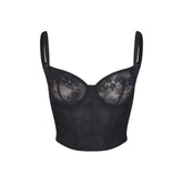 ULTRA FINE LACE CORSET | ONYX