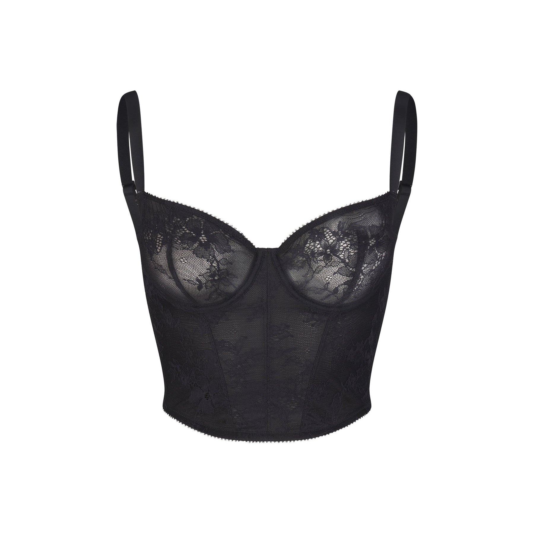 ULTRA FINE LACE CORSET | ONYX