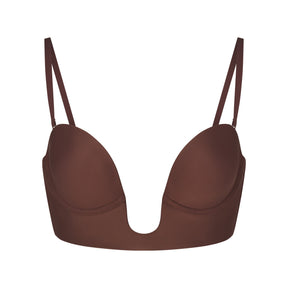 DEEP PLUNGE SHAPEWEAR BRA | COCOA