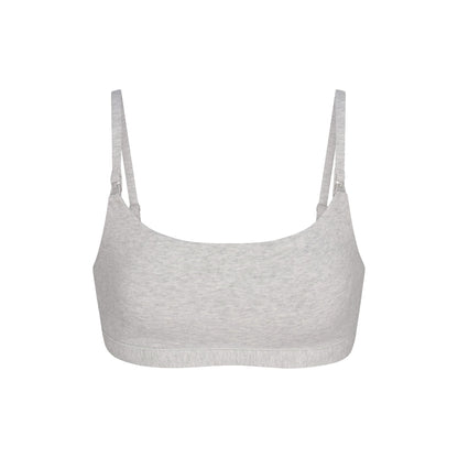 Cotton Jersey Maternity Nursing Scoop Bralette 2-pack