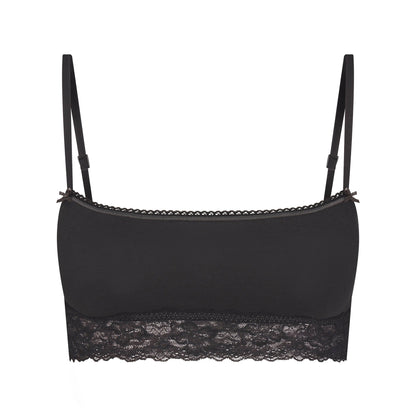 Lightweight Cotton Straight Neck Bralette