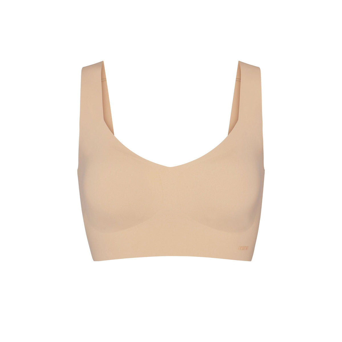 NAKED PLUNGE LONGLINE BRALETTE | CLAY