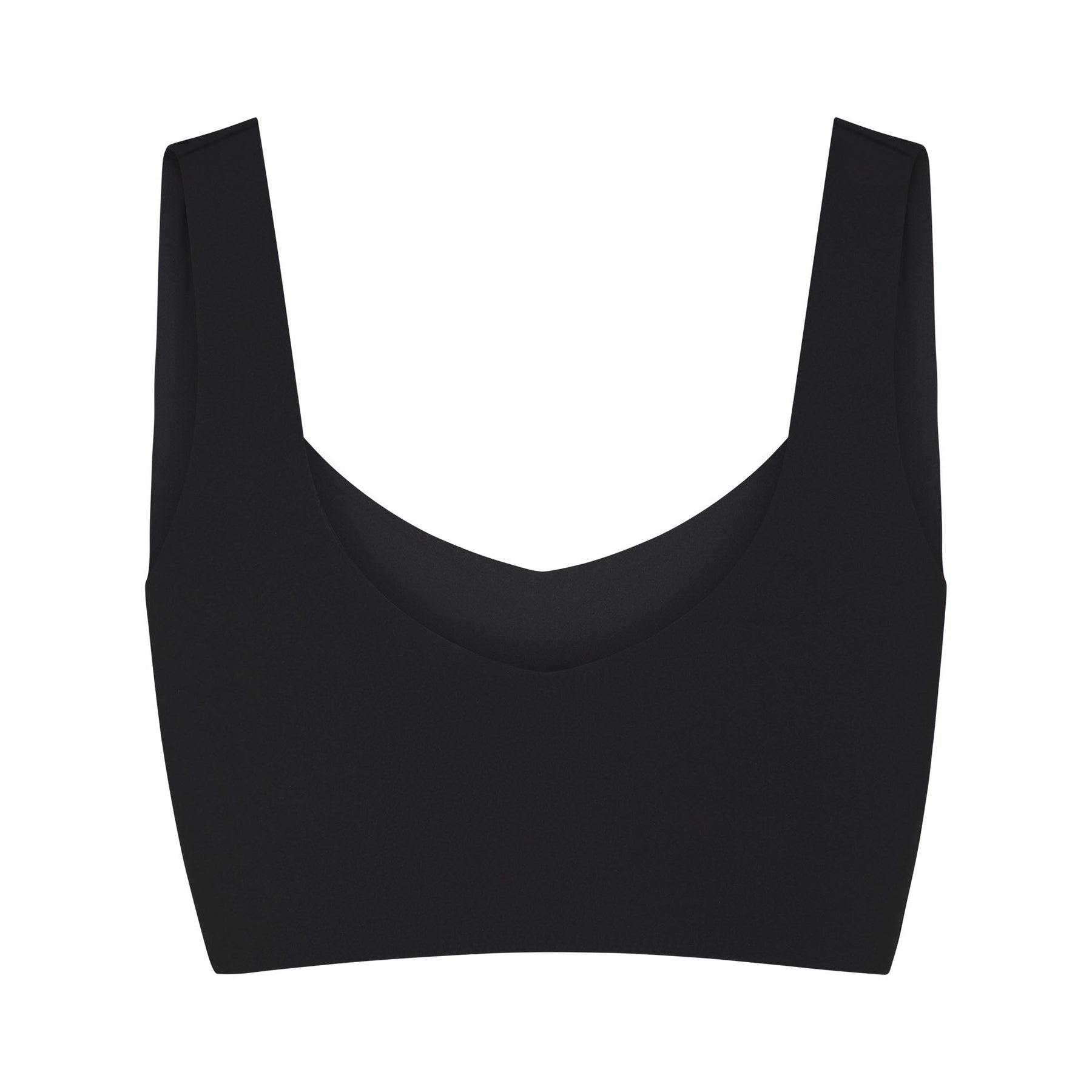 NAKED PLUNGE LONGLINE BRALETTE | ONYX