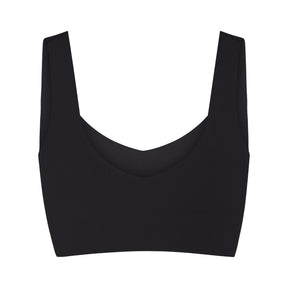 NAKED PLUNGE LONGLINE BRALETTE | ONYX