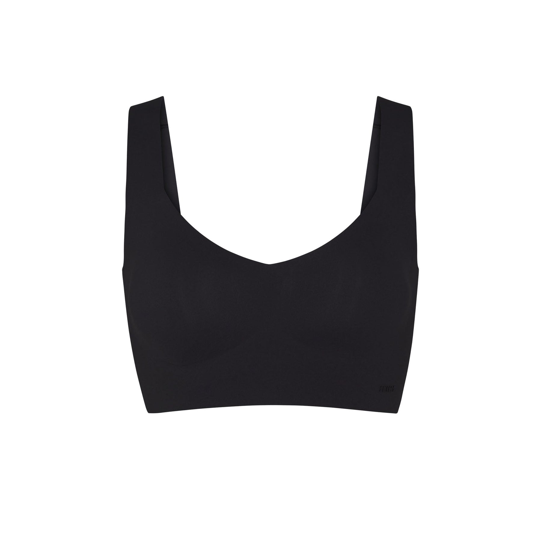 NAKED PLUNGE LONGLINE BRALETTE | ONYX