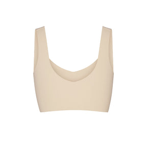 NAKED PLUNGE LONGLINE BRALETTE | SAND