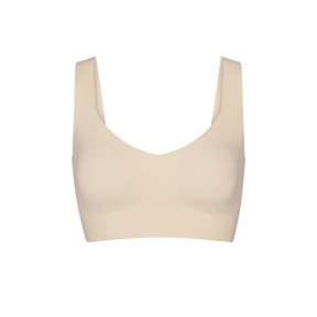NAKED PLUNGE LONGLINE BRALETTE | SAND