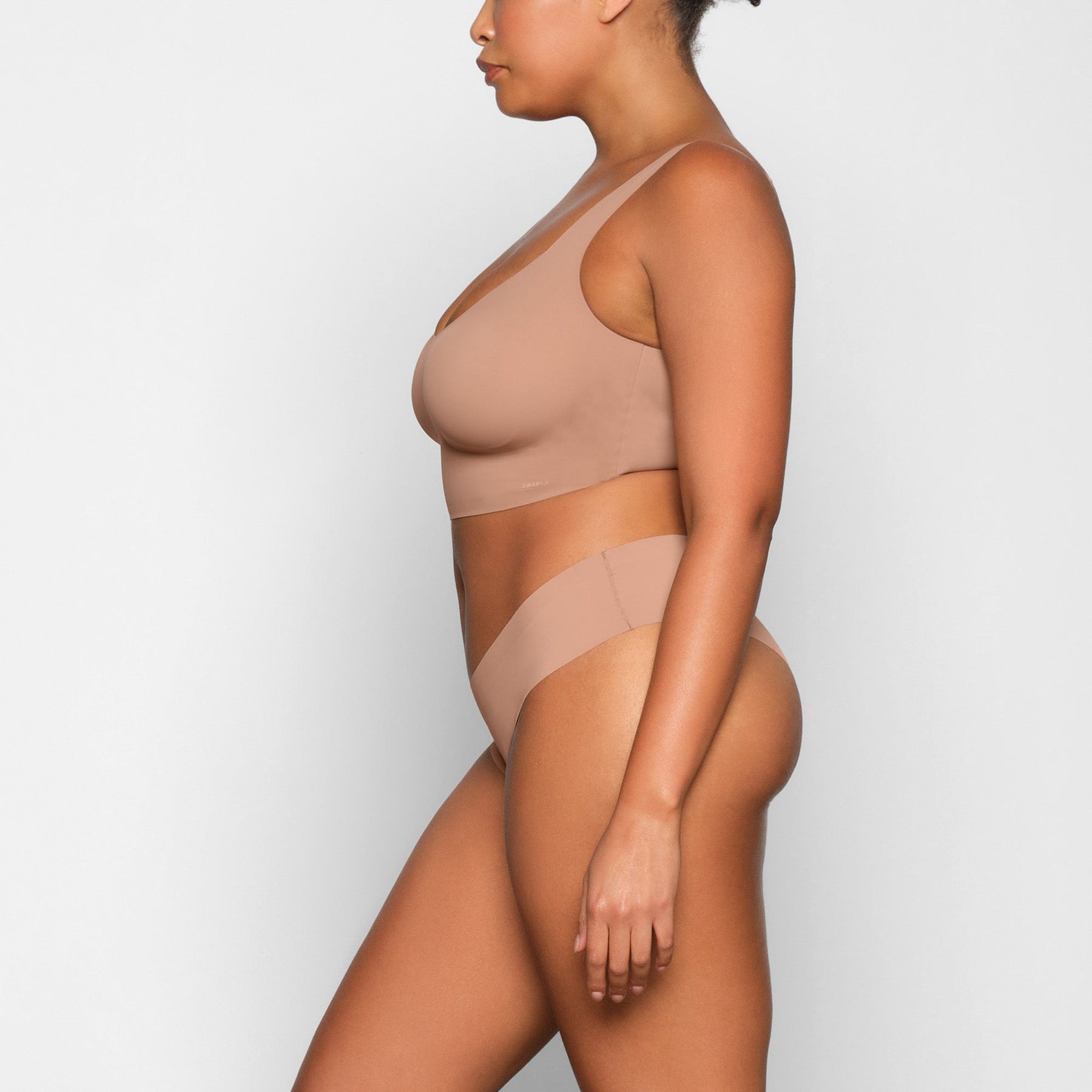 NAKED PLUNGE LONGLINE BRALETTE | SIENNA