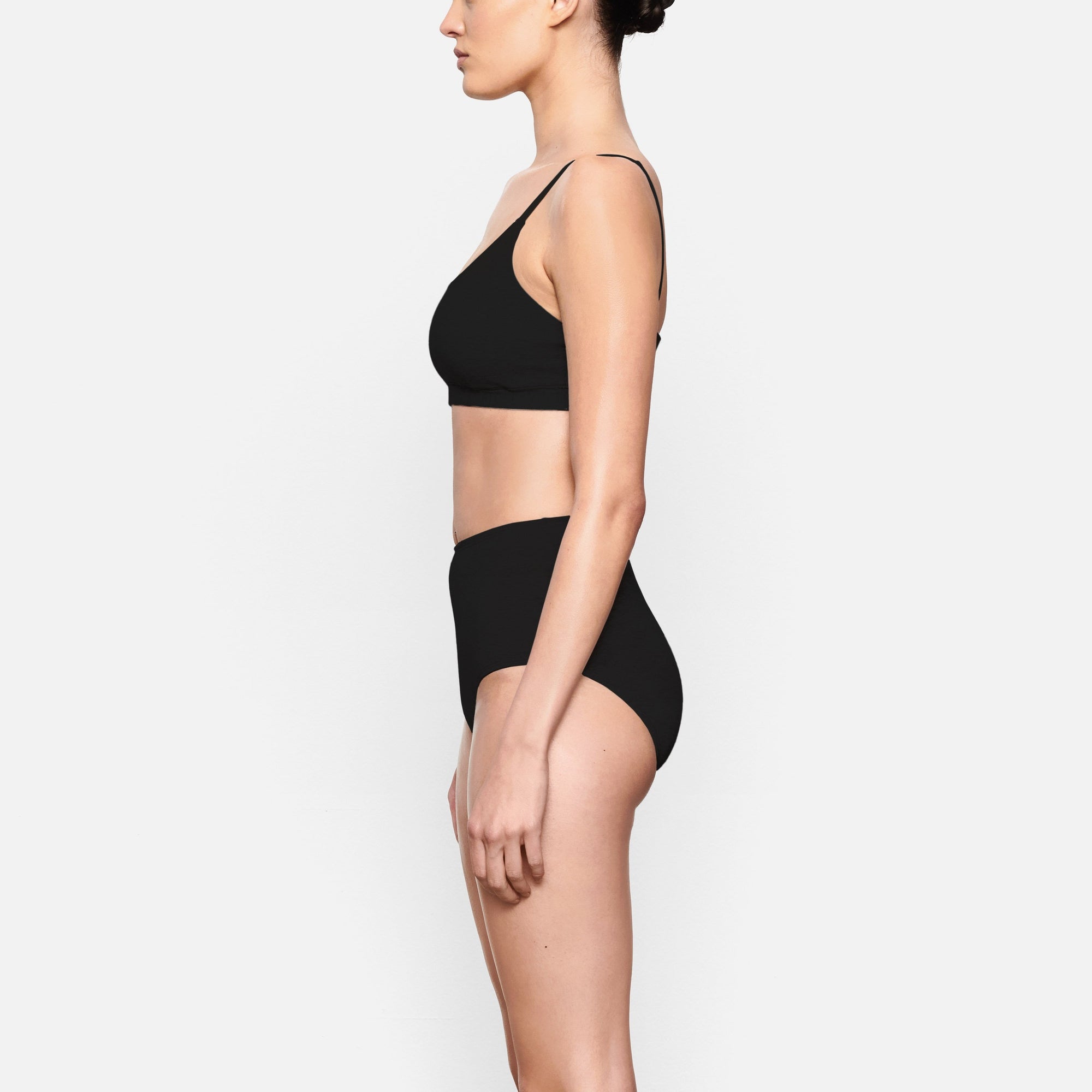 Cotton Jersey Scoop Bralette