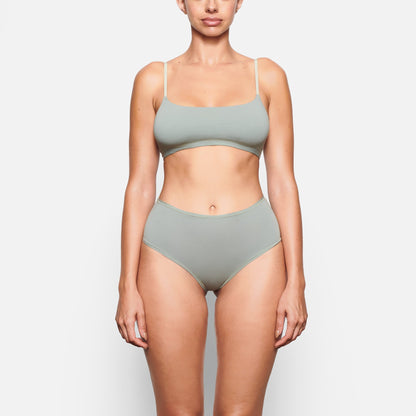 Cotton Jersey Scoop Bralette
