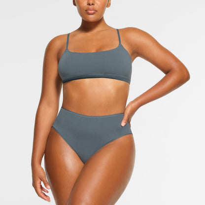 Cotton Jersey Scoop Bralette