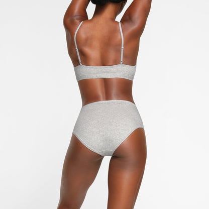 Cotton Jersey Scoop Bralette