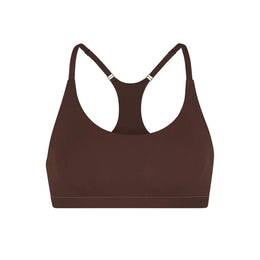 FITS EVERYBODY RACERBACK SCOOP BRALETTE | COCOA