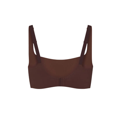 NAKED SCOOP BRALETTE | COCOA