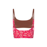 FITS EVERYBODY SCOOP BRALETTE 2-PACK | RED SNOWFLAKE FAIR ISLE AND BRANDY