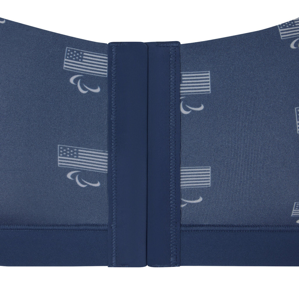 SKIMS FOR TEAM USA FITS EVERYBODY ADAPTIVE PARALYMPIC SCOOP BRALETTE | NAVY
