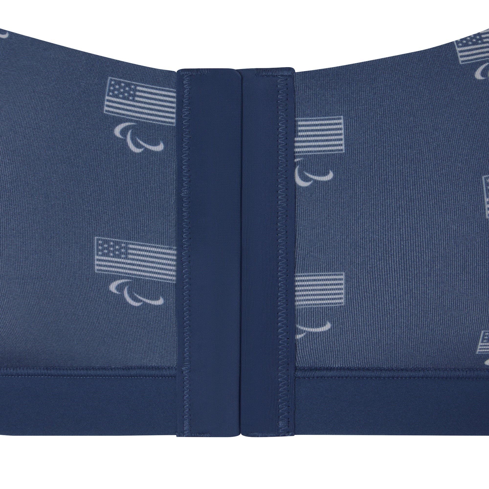 SKIMS FOR TEAM USA FITS EVERYBODY ADAPTIVE PARALYMPIC SCOOP BRALETTE | NAVY