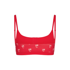 SKIMS FOR TEAM USA FITS EVERYBODY ADAPTIVE PARALYMPIC SCOOP BRALETTE | RED