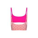 FITS EVERYBODY SCOOP BRALETTE 2-PACK | FLAMINGO AND FLAME HEART