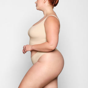 NAKED SCOOP LONGLINE BRALETTE | SAND