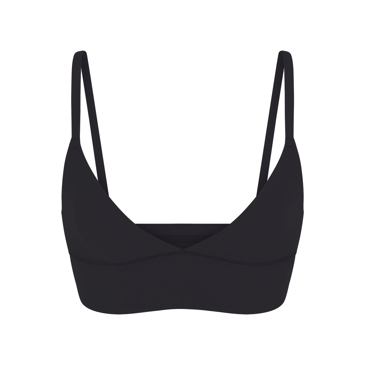 FITS EVERYBODY TRIANGLE LONGLINE BRALETTE | ONYX