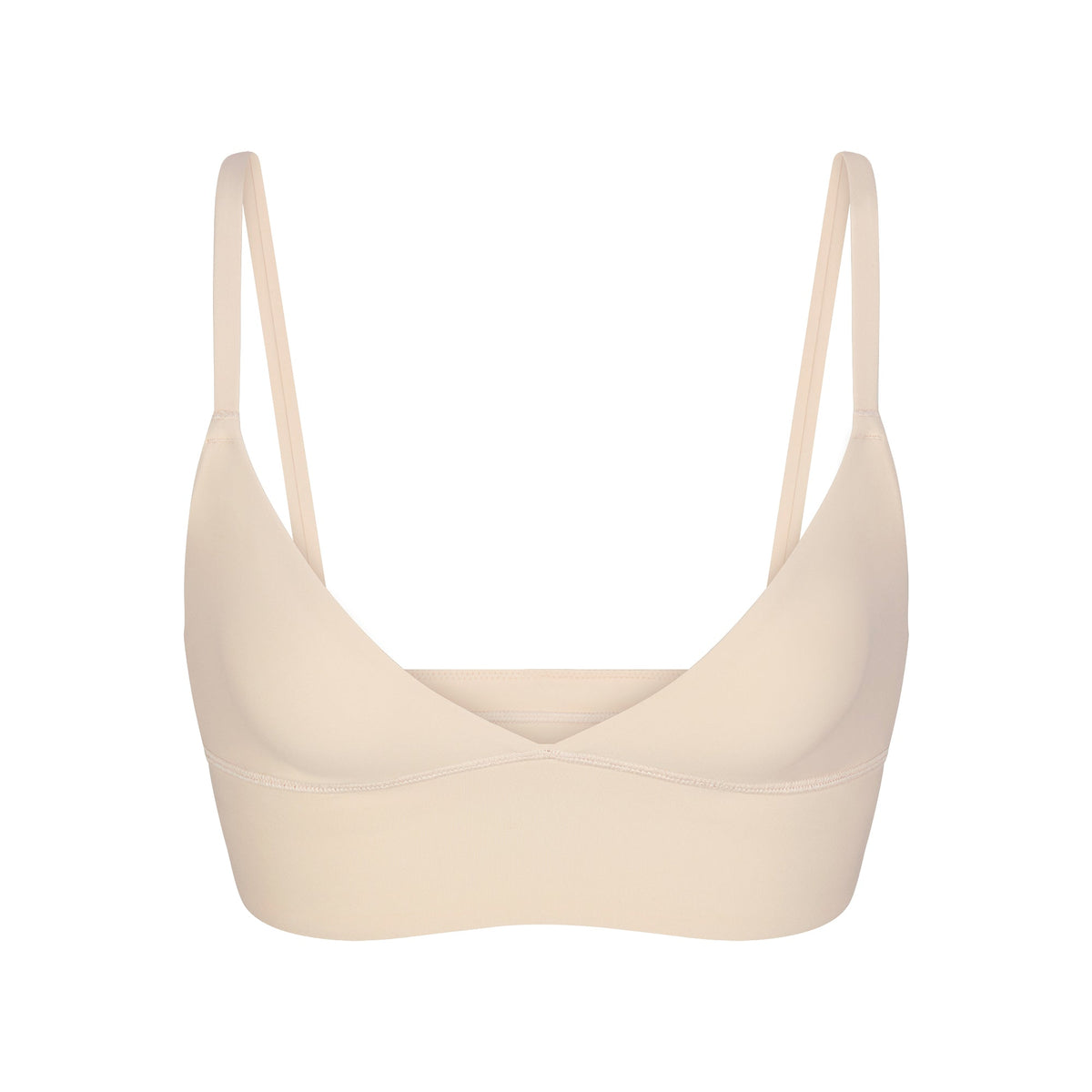 FITS EVERYBODY TRIANGLE LONGLINE BRALETTE | SAND