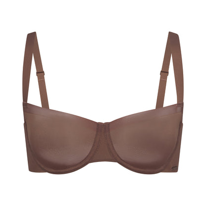 No Show Unlined Balconette Bra
