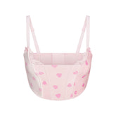 VELVET LACE CROPPED CORSET | CHERRY BLOSSOM HEART BREAKER
