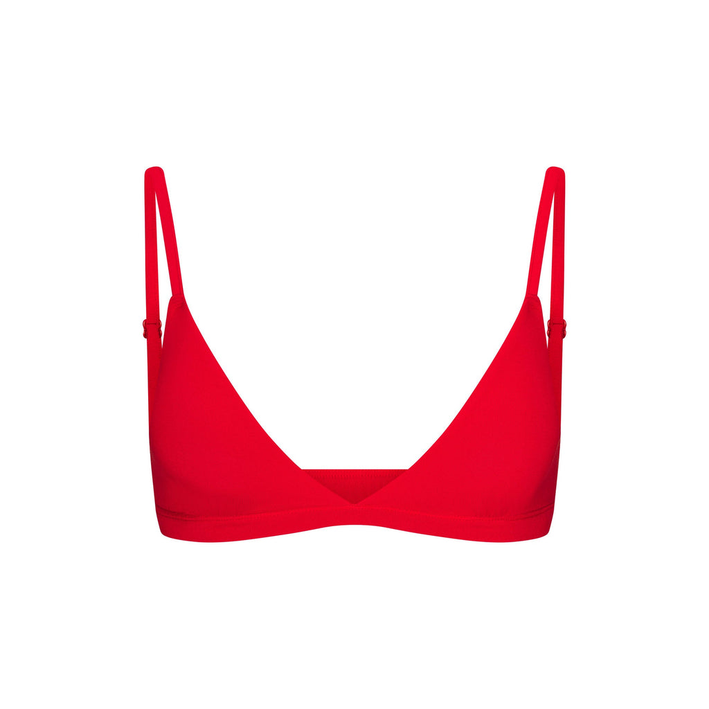 SKIMS SLEEP TRIANGLE BRALETTE | RUBY