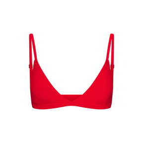 SKIMS SLEEP TRIANGLE BRALETTE | RUBY