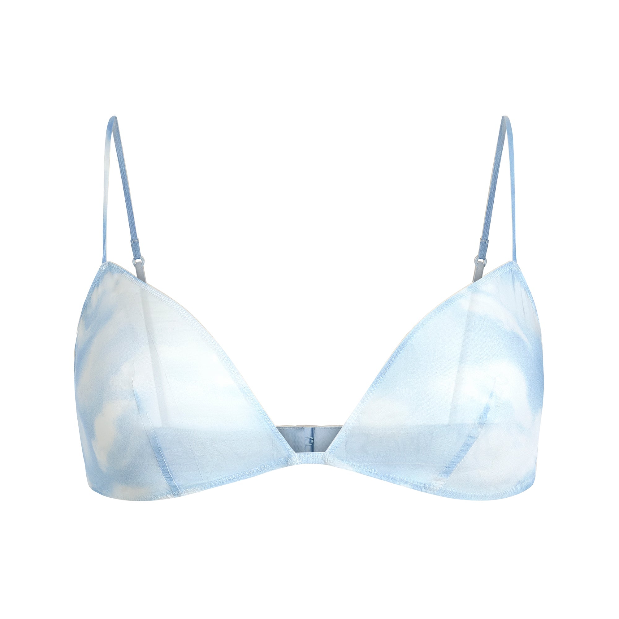 SKIMS ROMANCE TRIANGLE BRALETTE | BLUE QUARTZ CLOUD PRINT