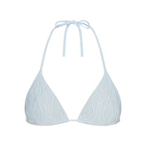 SWEATER KNIT TRIANGLE BRALETTE | CLOUD
